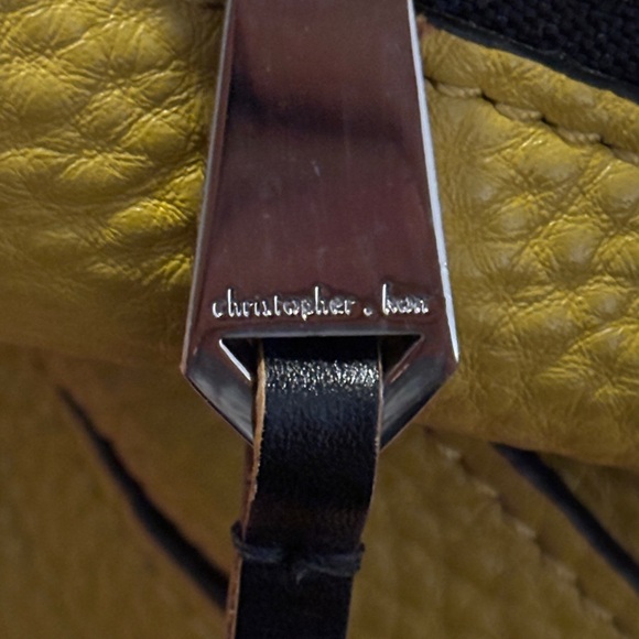 Christopher Kon Mustard Yellow Leather Bag - Picture 3 of 16
